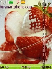 Capture d'écran Strawberry thème