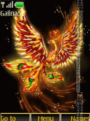 Скриншот темы Firebird animation