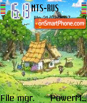 Скриншот темы Animated Farmhouse
