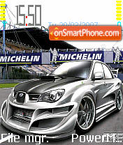 Capture d'écran Subaru Carbon thème