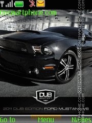 Скриншот темы V6 Mustang