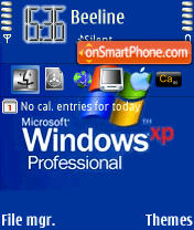 Windows XP Professional tema screenshot