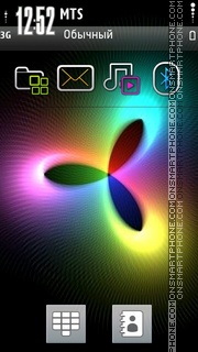 Colours Abstract theme screenshot