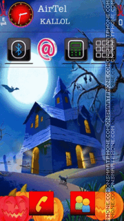 Capture d'écran Halloween by kallol thème