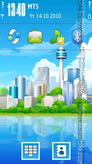 Landscape 10 tema screenshot