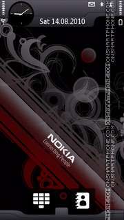 Скриншот темы Nokia Abstract 03