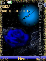 Capture d'écran Blue Rose thème