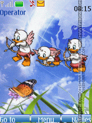 Ducks angels anim theme screenshot