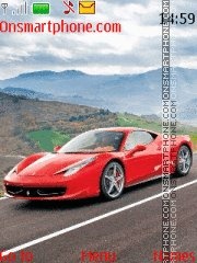 Capture d'écran Ferrari thème