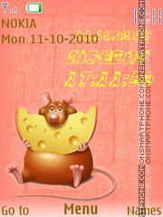 Mouses Cheese tema screenshot