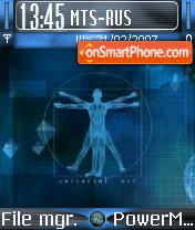 Vitruvian tema screenshot