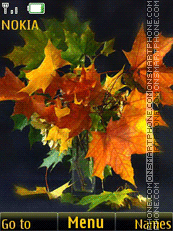 Скриншот темы Autumn composition