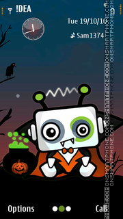 Capture d'écran Halloween Cube s3 thème