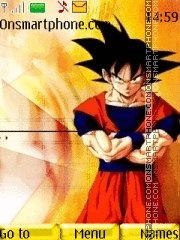 Goku Trimble Icon tema screenshot