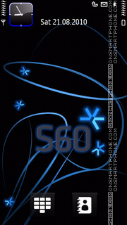 S60 Blue 04 tema screenshot
