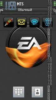 Скриншот темы Ea Games Flames 2010