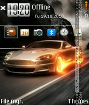 Fire Car 04 tema screenshot