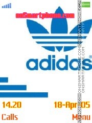 Adidas theme screenshot