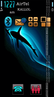 Скриншот темы Sharks by Kallol