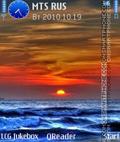 Evening Sea es el tema de pantalla