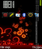 Скриншот темы Omnia Neon Icons
