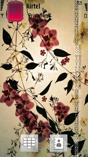 Vintage Floral Theme-Screenshot