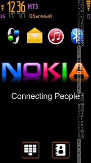 Скриншот темы Nokia In Colours