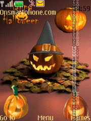 Halloween animated 03 tema screenshot