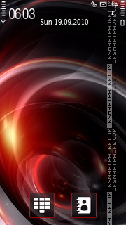 Red Illusion theme screenshot
