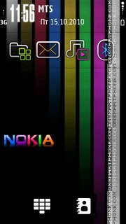 Colours Nokia 01 es el tema de pantalla