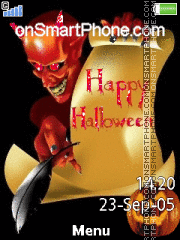 Animated Halloween 02 theme screenshot