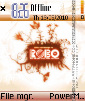 Capture d'écran Robo theme thème