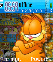 Garfield 33 tema screenshot