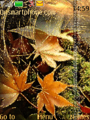 Capture d'écran Golden Autumn thème