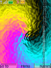 Coloured waves tema screenshot
