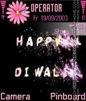 Capture d'écran Happy Diwali thème