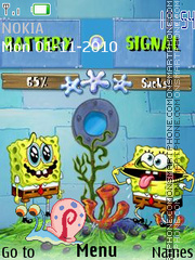 Скриншот темы Spongebob Signals