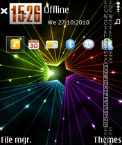 Star blaze es el tema de pantalla