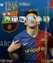 Messi 06 theme screenshot