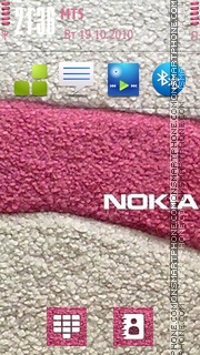 Pink Nokia 01 es el tema de pantalla