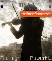 Violin tema screenshot