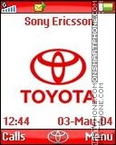 Capture d'écran Toyota Carbon thème