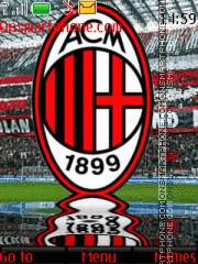 Ac Milan Animated 2 theme screenshot