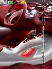 Inside of a car tema screenshot