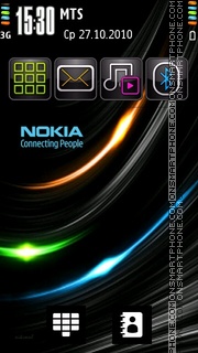 Abstract Nokia 04 es el tema de pantalla