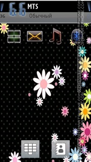 Flower Abstract 03 tema screenshot