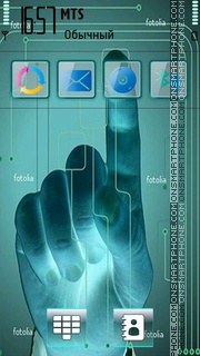 Touch Screen 04 tema screenshot