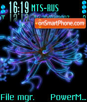 Neon Medusa vitaxa68 tema screenshot