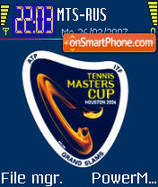 Tennis Masters theme screenshot
