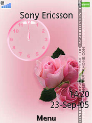 Pink Roses theme screenshot